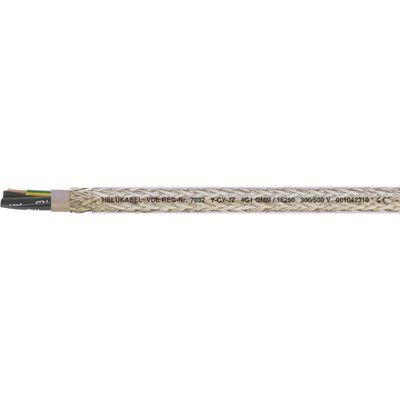 HELU Y-CY-JZ Stuurstroomkabel 4 G 0.75 mm² Transparant 16225-1000 1000 m
