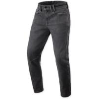 REV'IT! Detroit 3 Tapered, Motorjeans heren, Zwart Stone lengte 34