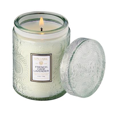 Voluspa Japonica Collection French Cade Lavender Small Jar Candle 156gr