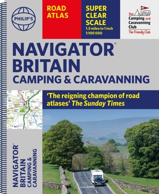 Wegenatlas Navigator Camping and Caravanning - Atlas of Britain | Philip's Maps
