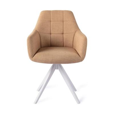 Jesper Home Noto eetkamerstoel Toasted Toffee turn white