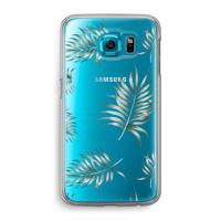 Simple leaves: Samsung Galaxy S6 Transparant Hoesje - thumbnail