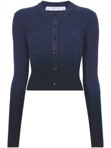 Proenza Schouler White Label cardigan à effet dégradé - Bleu