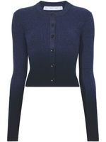 Proenza Schouler White Label cardigan à effet dégradé - Bleu