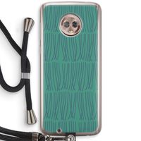 Swirls: Motorola Moto G6 Transparant Hoesje met koord