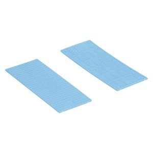 Beglazingsblokje 40X2mm blauw (100st)