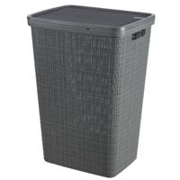Curver Jute Wasbox 58 L - Donkergrijs Curver Jute Wasbox 58 L - Donkergrijs