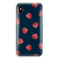 Framboosjes: iPhone Xs Volledig Geprint Hoesje