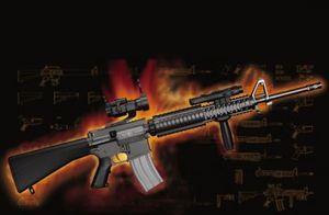 Trumpeter 1/3 AR15/M16/M4 FAMILY-M4 S-System