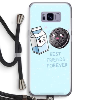 Best Friend Forever: Samsung Galaxy S8 Transparant Hoesje met koord