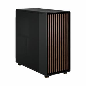 Fractal Design FD-C-NOR1X-01 computerbehuizing Midi Tower Zwart, Houtskool