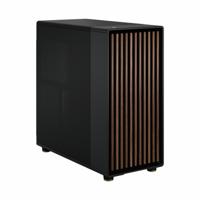 Fractal Design FD-C-NOR1X-01 computerbehuizing Midi Tower Zwart, Houtskool - thumbnail