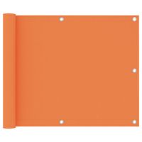 VidaXL Balkonscherm 75x600 cm oxford stof oranje