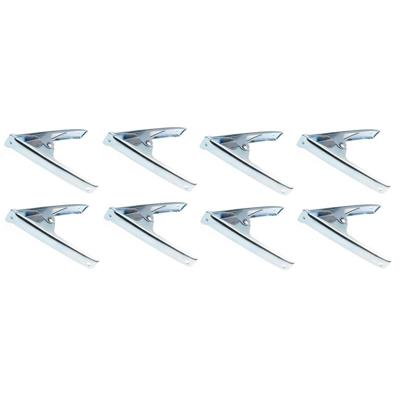 Zeilklem - 8x - zeilclip - metaal - 10 cm - Klemmen voor dekzeilen