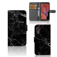 Samsung Galaxy Xcover 5 | Bookcase | Marmer Zwart - Origineel Cadeau Vader