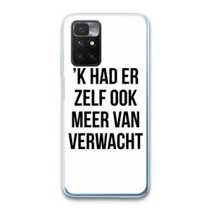 Meer verwacht: Xiaomi Redmi 10 Transparant Hoesje