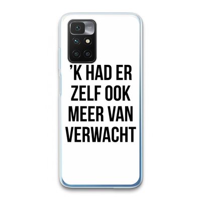 Meer verwacht: Xiaomi Redmi 10 Transparant Hoesje