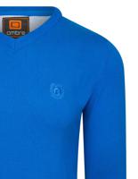 Ombre - heren sweater blauw - v-hals - vita