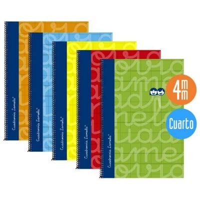Set notitieboekjes Lamela Multicolour Quarto 5 Onderdelen 80 Lakens