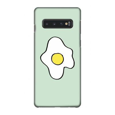 Spiegelei: Samsung Galaxy S10 4G Volledig Geprint Hoesje