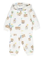 Moschino Kids survêtement à imprimé Toy Bear - Blanc