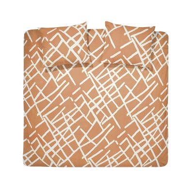 Damai dekbedovertrekset 260x200/220 kline caramel Damai dekbedovertrekset 260x200/220 kline caramel