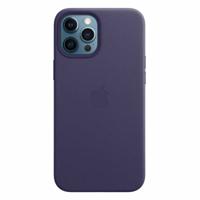 Apple Leather MagSafe Case iPhone 12 Pro Max Deep Violet