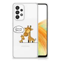 Samsung Galaxy A33 5G Telefoonhoesje met Naam Giraffe