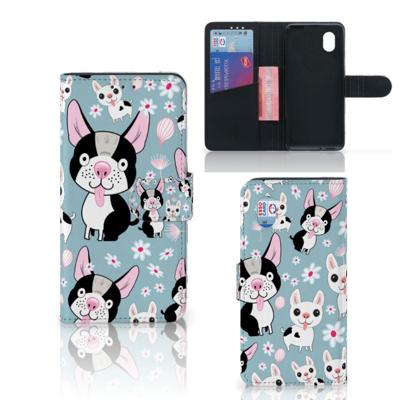 Alcatel 1B (2020) | Telefoonhoesje | Met pasjeshouder | Hondjes