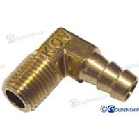 GS31065 - MESSING FITTING 90 graden NPT 1/4X3/8" (2 Yamaha