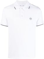 Jacob Cohën polo à logo brodé - Blanc