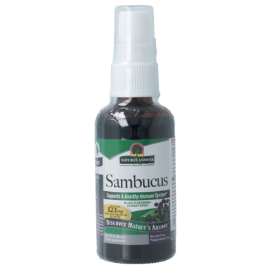 Natures Answer Sambucus vlierbessen spray 60 Milliliter Natures Answer Sambucus vlierbessen spray 60 Milliliter