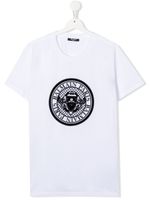 Balmain Kids t-shirt en coton à logo imprimé - Blanc - thumbnail