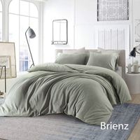 Papillon Brienz Flanel Dekbedovertrek Uni Groen-Lits-jumeaux (240 x 200/220 cm)