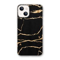 Gouden marmer: iPhone 13 mini Transparant Hoesje