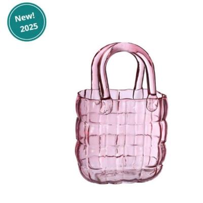 Ideas 4 Seasons Handtas vaas marais roze 14x9,5x22cm Ideas 4 Seasons Handtas vaas marais roze 14x9,5x22cm