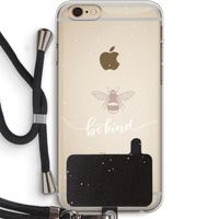 Be(e) kind: iPhone 6 PLUS / 6S PLUS Transparant Hoesje met koord