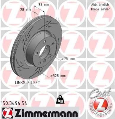 Remschijf BLACK Z 150349454