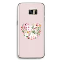 GRL PWR Flower: Samsung Galaxy S7 Edge Transparant Hoesje - thumbnail