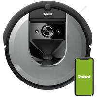 iRobot Roomba i7150 Robotstofzuiger Zilver, Zwart Besturing via App, Spraakgestuurd, Compatibel met Amazon Alexa, Compatibel met Google Home