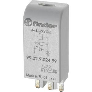 Finder Steekmodule Met weerstand 99.02.8.230.07 Geschikt voor model: Finder 96.04, Finder 96.02 Bulk 10 stuk(s)