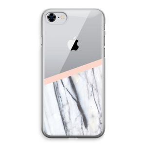 A touch of peach: iPhone 8 Transparant Hoesje