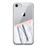 A touch of peach: iPhone 8 Transparant Hoesje
