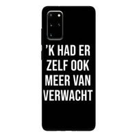 Meer verwacht - Zwart: Samsung Galaxy S20 Plus Tough Case