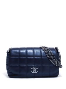 CHANEL Pre-Owned sac porté épaule Choco Bar (2003) - Noir