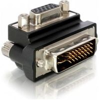 Delock 65172 Adapter VGA female naar DVI 24+5 pin male 90° haaks - thumbnail