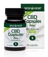 MediHemp CBD Capsules Raw 5% - thumbnail