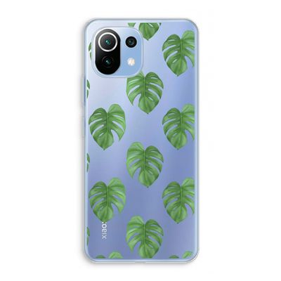 Monstera leaves: Xiaomi Mi 11 Lite Transparant Hoesje