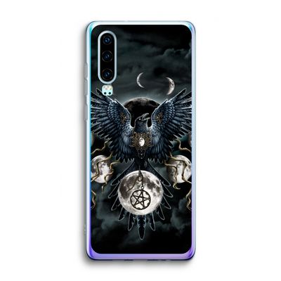 Sinister Wings: Huawei P30 Transparant Hoesje