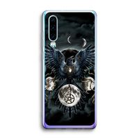 Sinister Wings: Huawei P30 Transparant Hoesje
